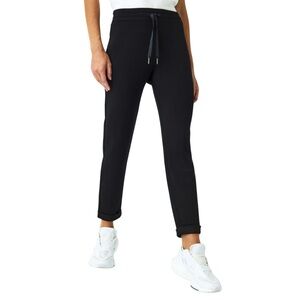 Spanx air essentials Joggers Pant Black Soft Athleisure Travel Lounge  Sz LG